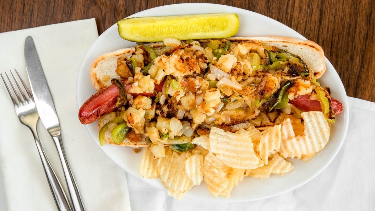 Italian Hot Dog.